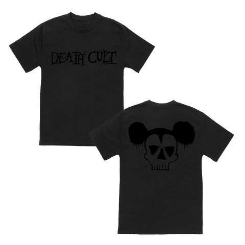 Black Logo Mickey Tee