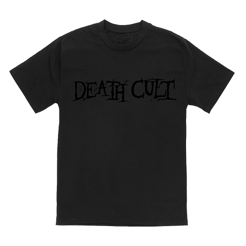 Black Logo Mickey Tee Front