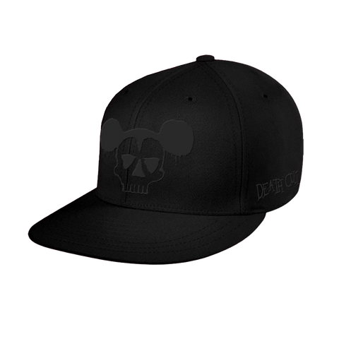 Death Cult Black-On-Black Embroidered Baseball Hat