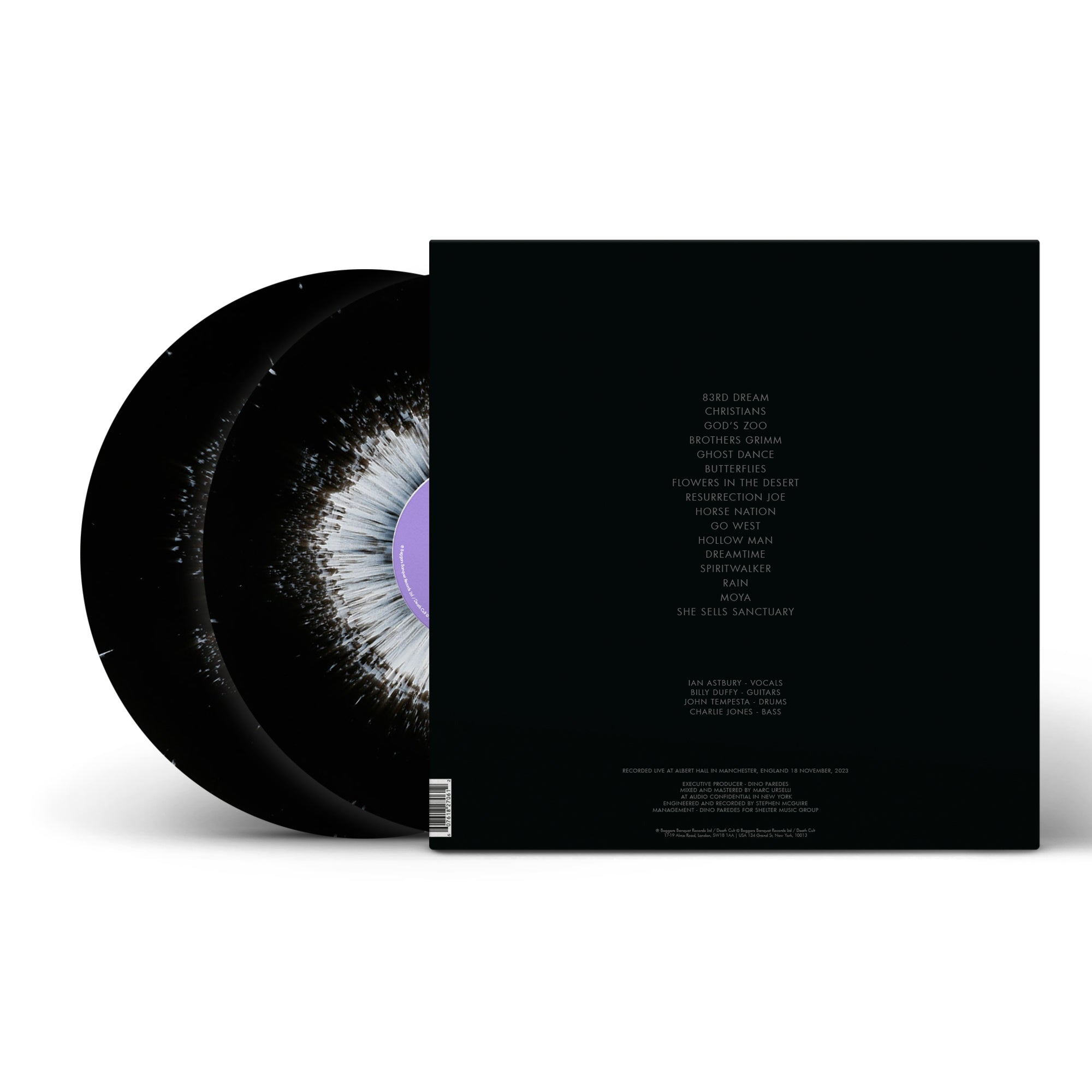 Death Cult Paradise Live Black Splatter Vinyl 2LP – The Cult