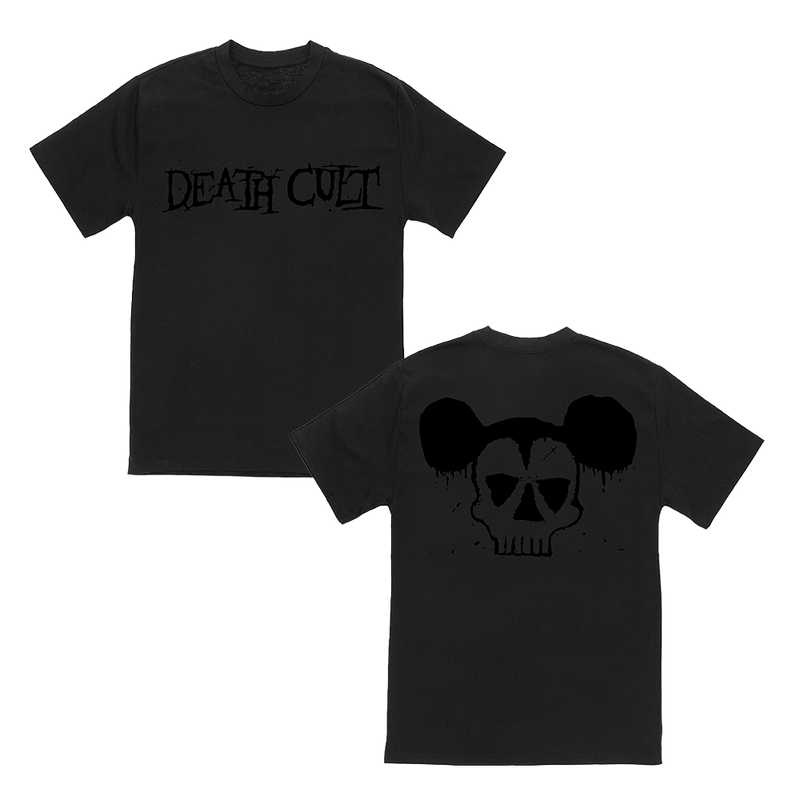 Black Logo Mickey Tee